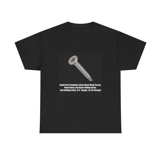 Screw description tee (100% cotton)